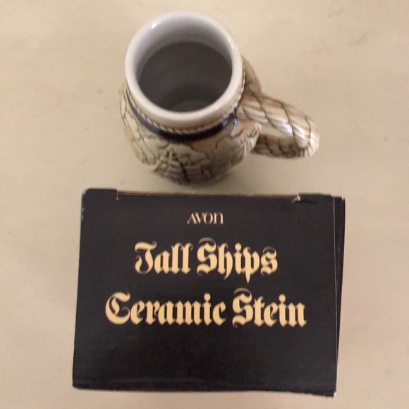 NIB 1982 Avon limited edition ship design beer stein handcrafted in Brazil. - Picture 7 of 16